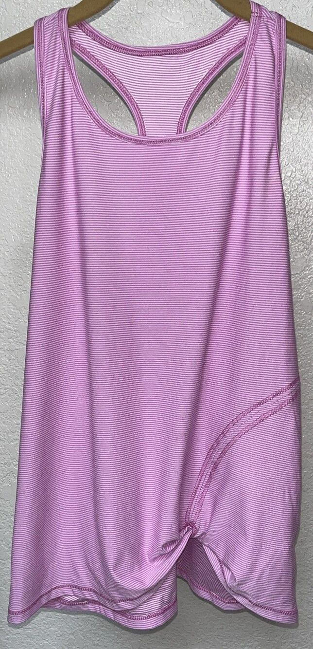 All In Motion Race back Tank Top Pink Women Sz L (10/12)